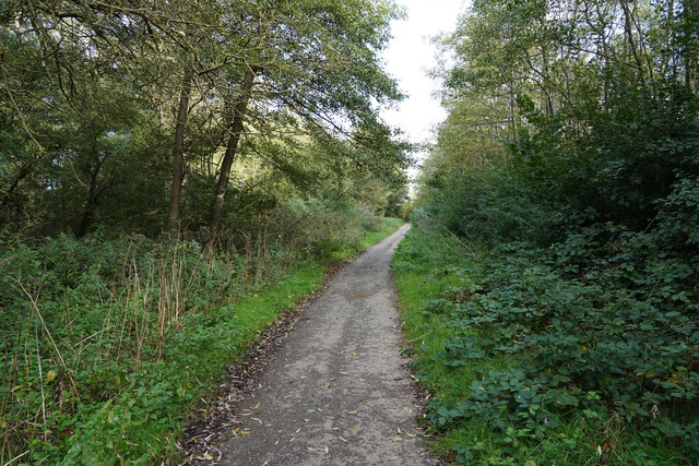 A path through the copse © Malcolm Neal :: Geograph Britain and Ireland