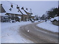 Junction Road, Churchill in snow