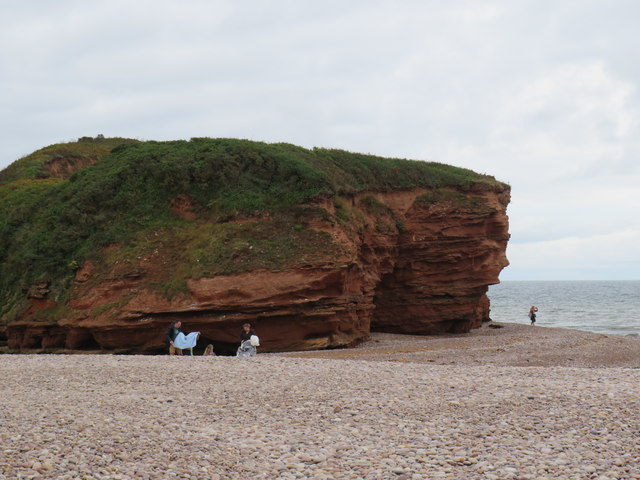 Beach at Budleigh Sulterton