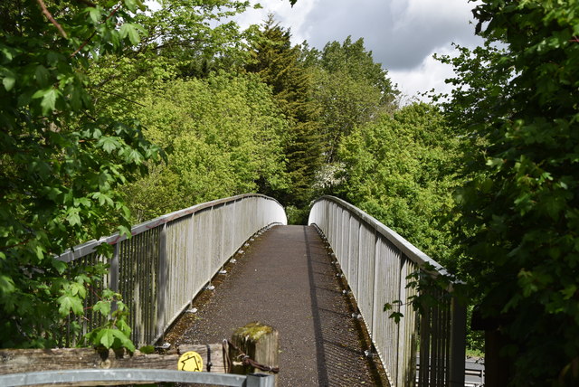 Footbridge over the A21