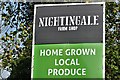 Leigh Green: Nightingale Farm Shop sign