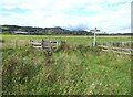 Signpost on the Hugh Paton path