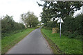 Minor road leading to Middleton Quernhow