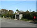 Bus shelter on the corner