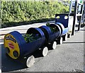 Barry the barrel at Mount Florida railway station