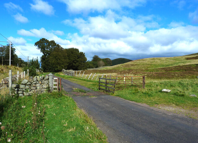 Cattle grid between Abington and Crawford
