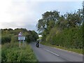 Boundary sign, Rockley: late September 2020