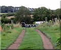 Far end of Shepshed Road Allotments access track