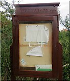 SK4922 : Hathern Parish Council noticeboard at Shepshed Road Allotments by Andrew Tatlow