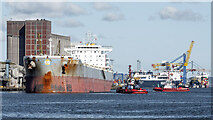 J3576 : The 'Evmar' departing Belfast by Rossographer