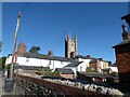 Church tower seen from Pewsey Road