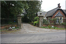 NZ3412 : Entrance to Almora Hall, Middleton St George by Ian S