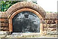 Bridge plaque on parapet of St Nicholas Bridges