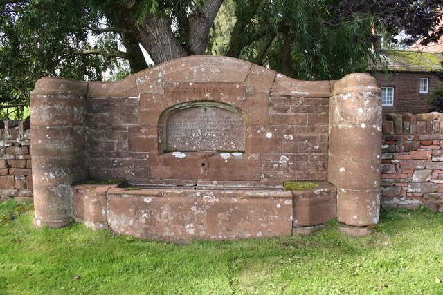 1902 trough on west side of B6412 outside Scatterbeck House