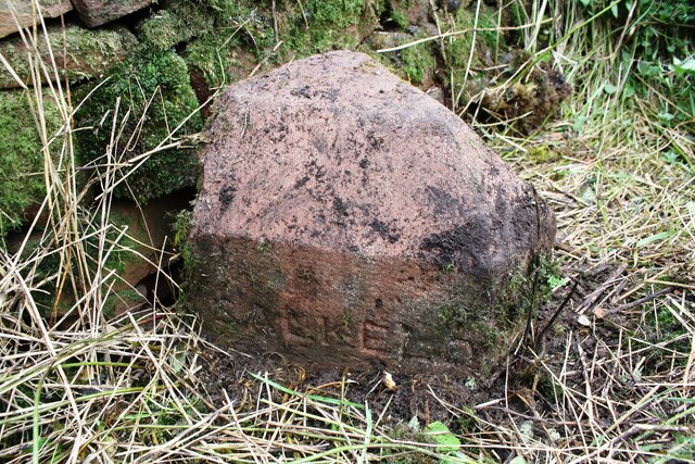 Salkeld face of boundary stone on NE side of B6412