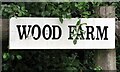 Wood Farm sign