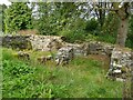 NY7204 : Monastic ruins in Ravenstonedale churchyard by Stephen Craven