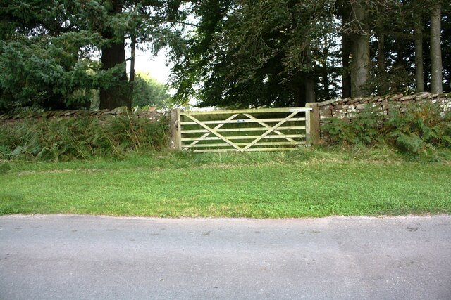 Gateway into Roundend Wood from NE side of rural road