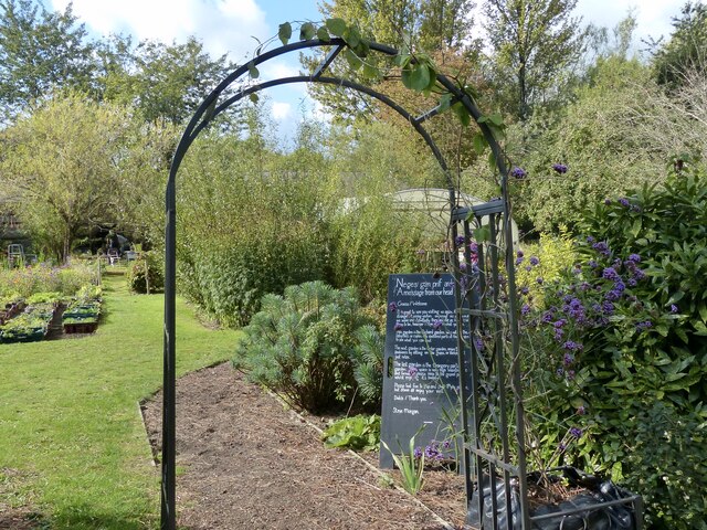 Archway to the orchard, Tredegar House Gardens