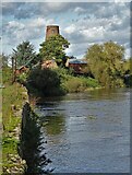 SK8064 : Carlton Mill by The River Trent by Neil Theasby