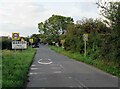 Barn End Road approaches Warton