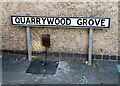 Quarrywood Grove sign north side