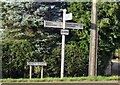 Signs on Main Road at junction with Ratcliffe Lane