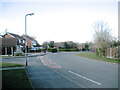 Bend on Springvale Road by Lordswood Close, Webheath, Redditch