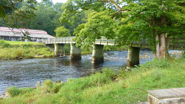 Bridge Over River Wharfe at Cavendish Pavilion