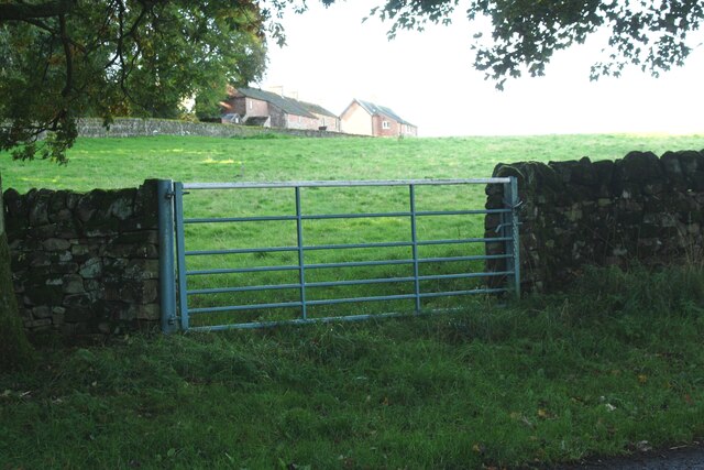 Field gateway near Lazonby Hall Cottages