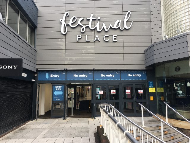 South entrance to Festival Place