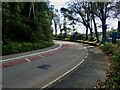 Dangerous bend in the Killough Road as it enters Ballymote from the direction of town