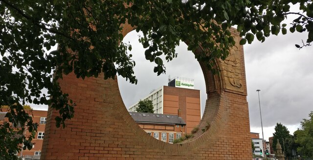 Circle sculpture in Leicester