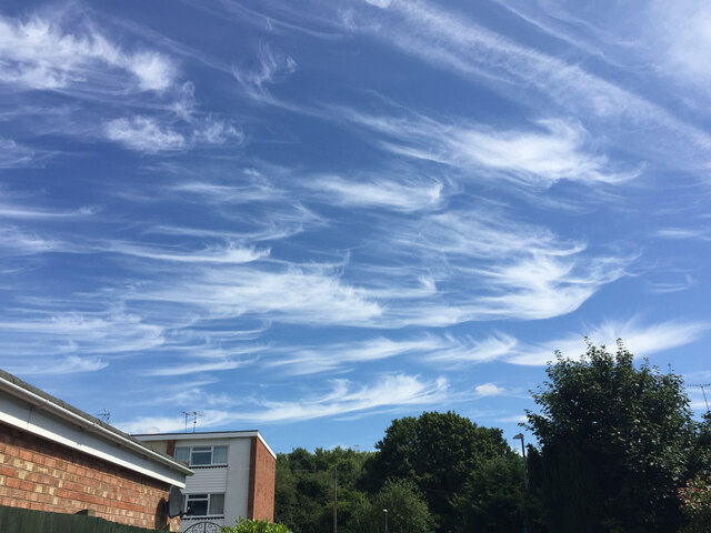 Cirrus clouds viewed from Warwick