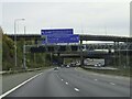 The M1 crosses the M25