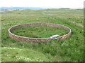 Old mine track and sheepfold near Risland Knowes