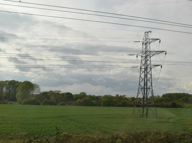 Pylon by ECML © N Chadwick cc-by-sa/2.0 :: Geograph Britain and Ireland