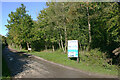 Entrance to Birds Green Fishery