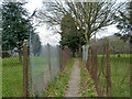 Public footpath across Stanmore golf course