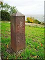 Old boundary marker, Cliff Parade