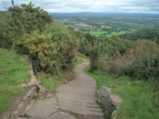 Steps to the Herefordshire Beacon