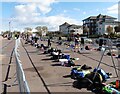 Transition point, Minehead Triathlon