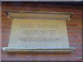 Holy Cross, Ramsbury: plaque on the church hall