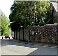 Please Clean Up After Your Dog notice, Castle Square, Brecon