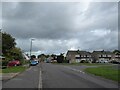 Approaching the junction of Beech Road and Rowan Way