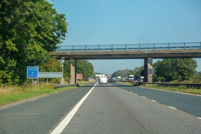 Archdeacon Newton : A1(M) © Lewis Clarke :: Geograph Britain and Ireland