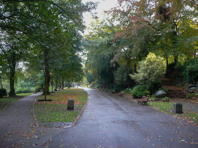 The Main driveway, Beaumont Park, Huddersfield