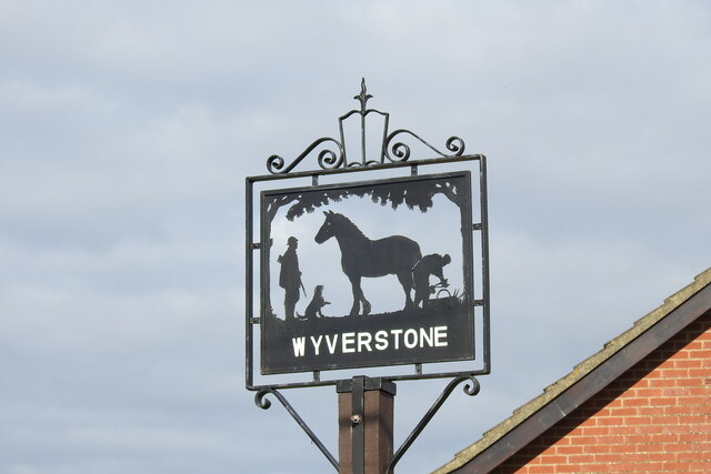 Wyverstone village sign
