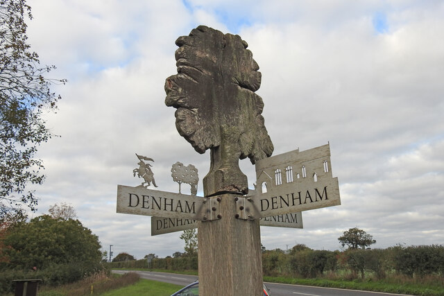 Denham village sign