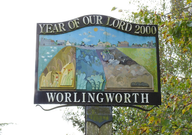 Worlingworth village sign